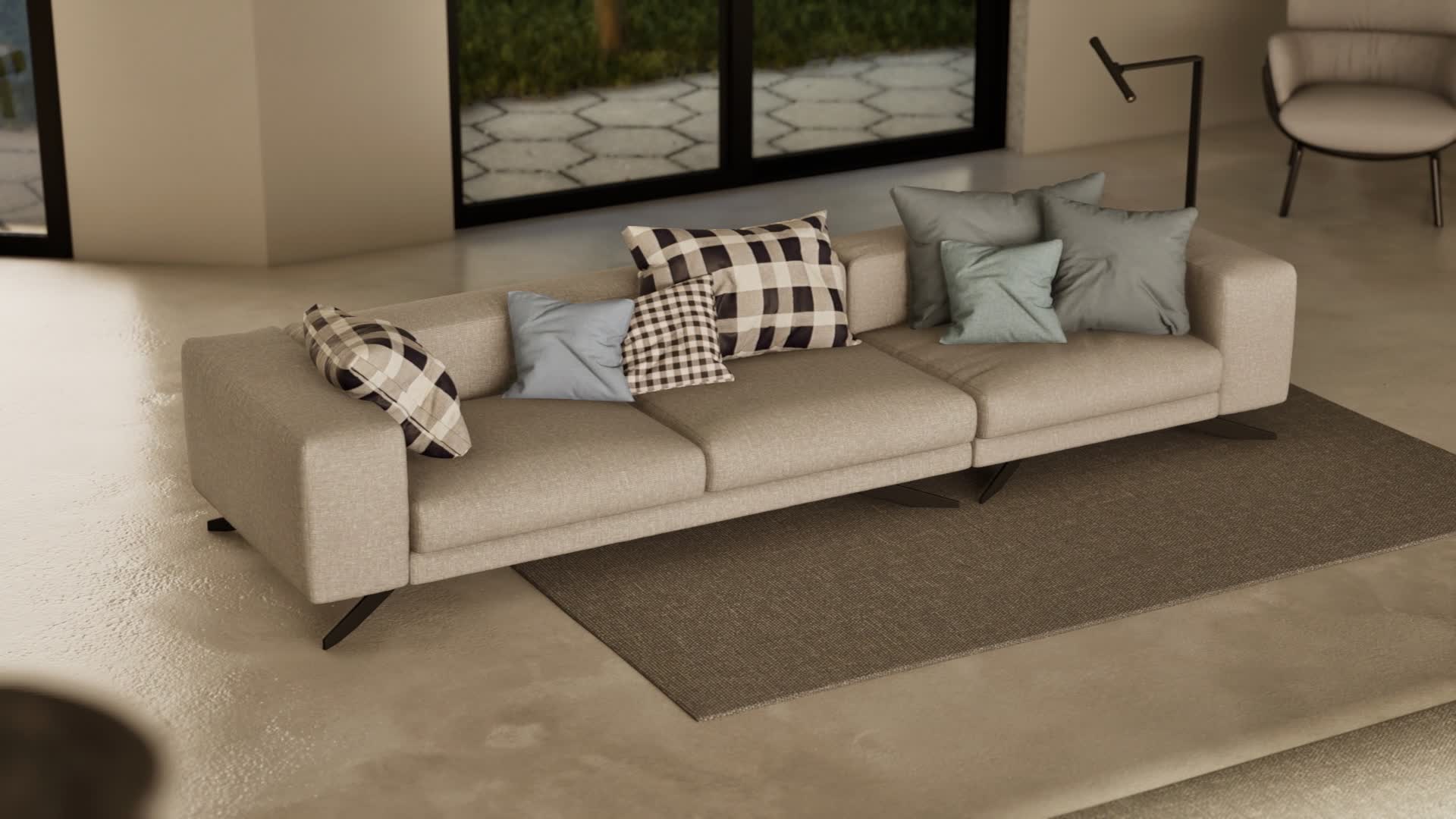 Urban Oasis — master bedroom