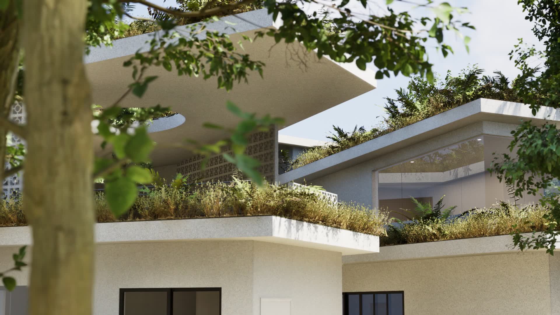 Urban Oasis — entry hall