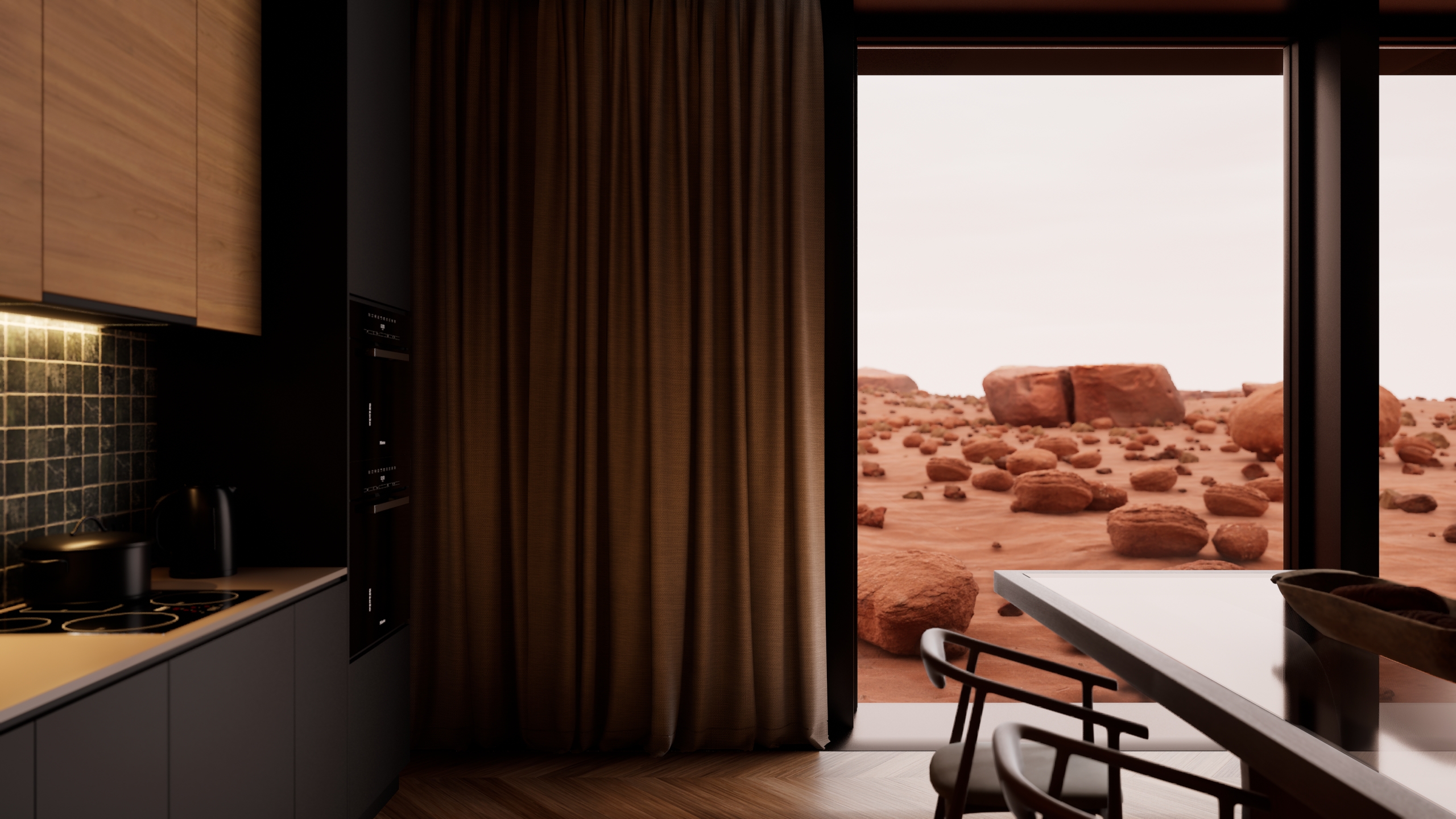 Desert Home — landscape detail